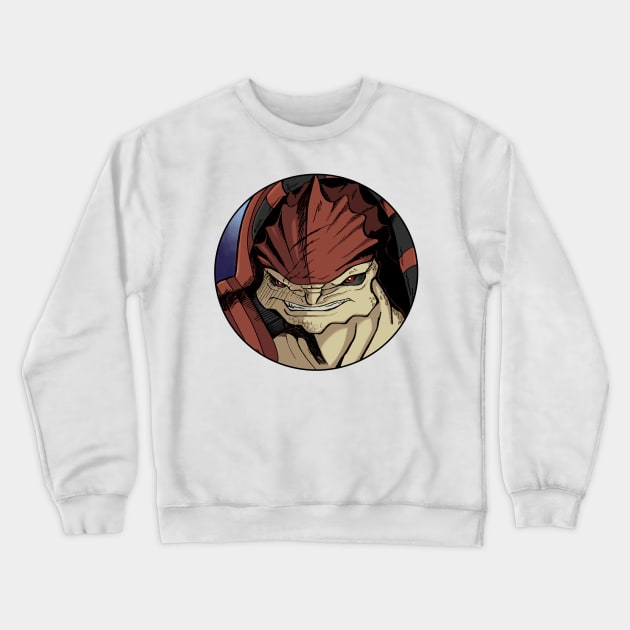 Wrex Crewneck Sweatshirt by Elisamakesart